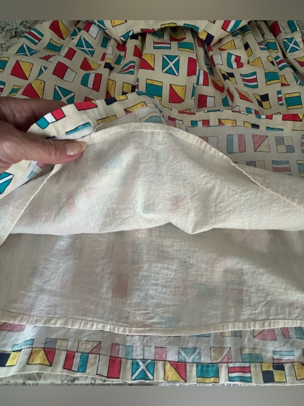 Modcloth Nautical Signal Flag Shirtwaist Dress Size S Coastal Sailing Yacht Club - Picture 7 of 11